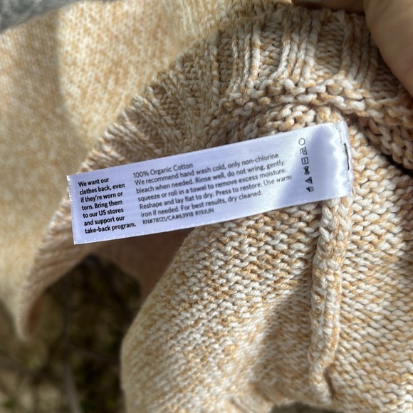 Eileen Fisher 100% Organic Cotton Sweater - Picture 7 of 8